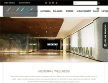 Tablet Screenshot of memorial-wellness.com